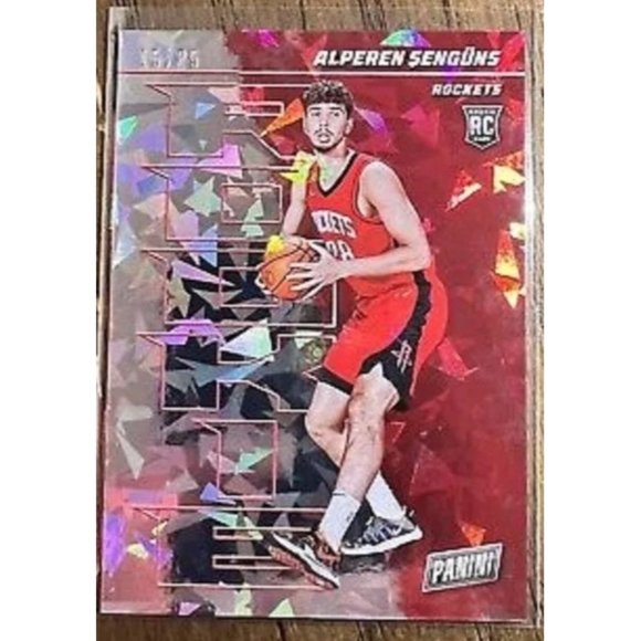 2021-22 Alperen Sengun - Panini Player of the Day - Rookie Cracked Ice /25 #66